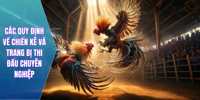 Các quy định về chiến kê và trang bị thi đấu chuyên nghiệp