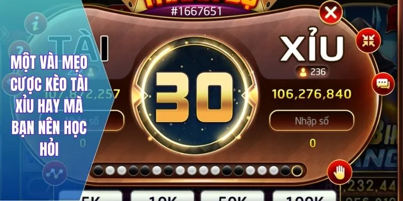 Một vài mẹo cược kèo tài xỉu hay mà bạn nên học hỏi